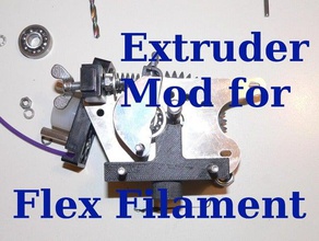 3drag extruder flex filament mod printing 3dprinting 3d printer flexible sgabolab velleman k8200 3d print model - Mito3D