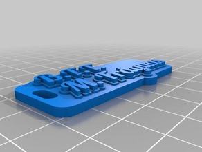 btt fraguas keychains customized 3d print model - Mito3D