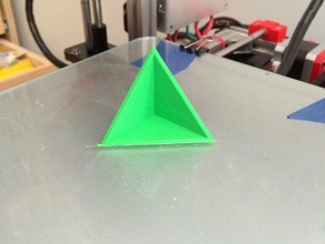 triangle square 3d printing tests calibration printer straight straightner 3d print model - Mito3D