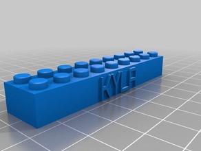 kyla lego costruzione i giocattoli personalizzato 3d print model - Mito3D
