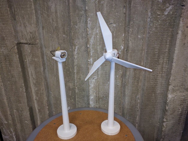 wind turbine engineering generator 3D print model - Mito3D