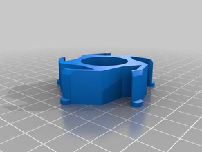 mon personnalisés bobine hub adaptateur 23mm de 51 mm 3d l'imprimante pièces 3d print model - Mito3D