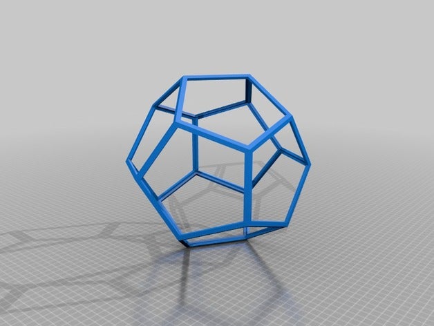 dodecahedron terrarium math art 3D print model - Mito3D