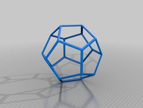 dodecaedro terrário matemática arte 3d print model - Mito3D