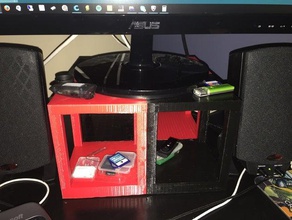 el soporte del monitor de la oficina equipo 3d print model - Mito3D
