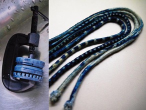 indigo dye tool2-stripe shoelace art tools 3d print model - Mito3D