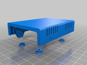 carcasa superior de control obturación la electrónica personalizado 3d print model - Mito3D