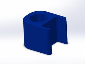 friction fit endstop holder v20 robo 3d printer parts robo3d robo3dprinter upgrade 3d print model - Mito3D