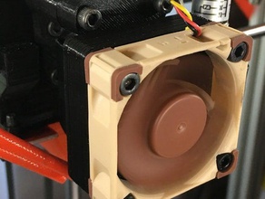 40mm fan shroud e3d-v6 printer parts 3d print model - Mito3D
