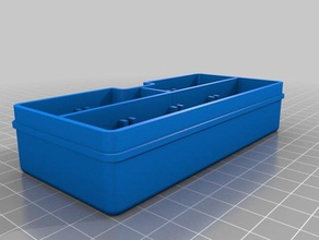 scatola di immagazzinaggio divisori senza coperchio i contenitori caselle scheda sd piccola piccoli oggetti piccole parti usb 3d print model - Mito3D