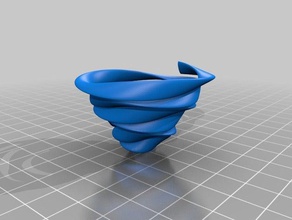 openscad profile along path math art 3d print model - Mito3D