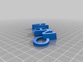 neha name keychain organization customized 3d print model - Mito3D