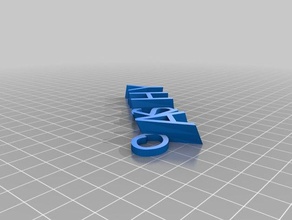 akshay name keychain organization customized 3d print model - Mito3D