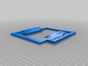vovô chisholm placa de fronteira sinais logotipos personalizado 3d print model - Mito3D