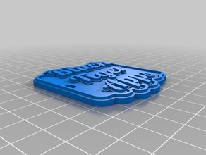 btapps etiqueta de chave chaveiros personalizado 3d print model - Mito3D