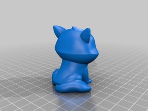 cleo kitten separate animals 3d print model - Mito3D