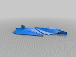 acclamator ıı sınıfı gemi modelleri starwars star wars 3d print model - Mito3D