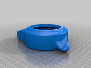 hydro flask handle clamp containers 3d print model - Mito3D