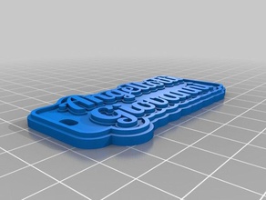 etichetta zaino keychains customized 3d print model - Mito3D