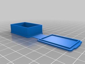 fold-up lupa caso recipientes personalizado 3d print model - Mito3D