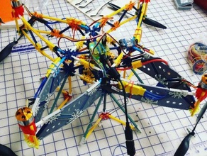 knex quadcopter drone rc vehicles octocopter 3d print model - Mito3D
