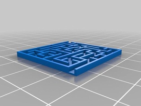 mon personnalisés aléatoire labyrinthe générateur de base puzzles 3d print model - Mito3D