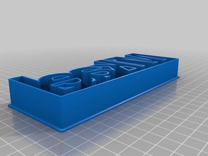 ida cookie cutter kitchen dining customized 3d print model - Mito3D