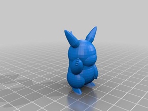 pikachu 3d stampa 3d print model - Mito3D