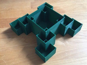 box combination containers 3d print model - Mito3D