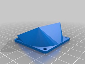 parametric fan duct 40mm 3d printer accessories customized 3d print model - Mito3D