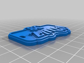 sc zalla1 chaveiros personalizado 3d print model - Mito3D
