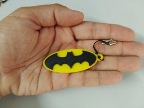 Schlüsselanhänger batman Asturien batman-symbol nt creativas oviedo 3d print model - Mito3D
