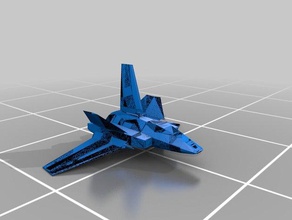 imparatorluk alfa sınıfı xg-1 hücumbot modelleri starwars star wars 3d print model - Mito3D