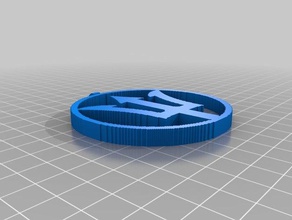 bigger trident pendant other 3d slash 3d print model - Mito3D