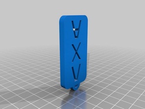 lambda chi alpha two-piece keychain keychains frat lca multiple extrudr 3d print model - Mito3D