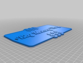 money tag keychains customized 3d print model - Mito3D