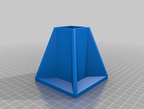 meine angepasste parametrische Befestigung Tischbein -openscad 31 mm x80 diy 3d print model - Mito3D