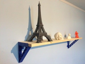 capriata forma di mensola staffa famiglia muro 3d print model - Mito3D