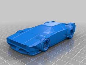 too squared car toys games automobile jouet miniature voiture 3d print model - Mito3D