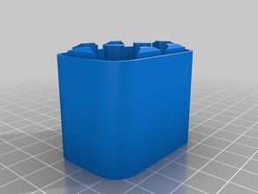 dh 2 aa 6 cas en bas les conteneurs personnalisé 3d print model - Mito3D