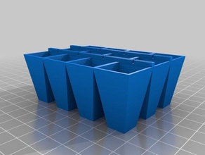 personalizable jardín hidropónico de la bandeja al aire libre personalizador hidroponía 3d print model - Mito3D
