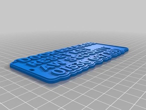 door release reset key aws keychains customized 3d print model - Mito3D
