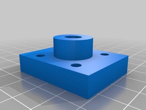 slider rail bearing support leger 3d printer printing 3d print model - Mito3D