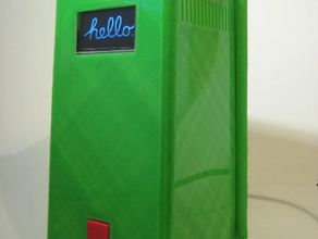 rpi-Heimkino-Fall - Elektronik freecad kodi raspberry pi case 3d print model - Mito3D
