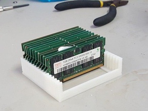 laptop ram stand computer accessori per ddr dimm funzionale memoria pratico di archiviazione utile 3d print model - Mito3D