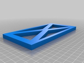 my customized parametric rectangular truss parts 3d print model - Mito3D