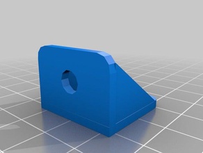 my customized shelfdrawer ball stud bracket replacement parts 3d print model - Mito3D