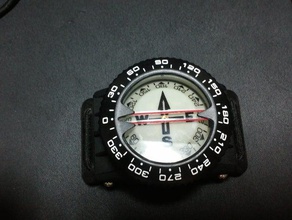 scuba compass diy 3d print model - Mito3D