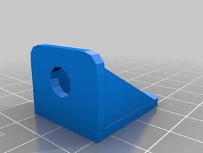 my customized shelfdrawer ball stud bracket r1 replacement parts 3d print model - Mito3D