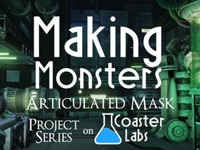 fazer monstros 10 servo articular máscara kit interativo costumechallenge 3d print model - Mito3D